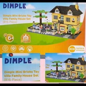 DIMPLE MINI BRICKS TOY HOUSE SET